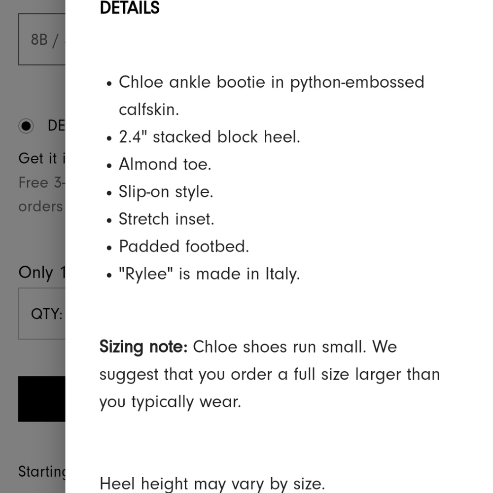 Chloe Rylee Python Embossed Ankle Bootie - image 4